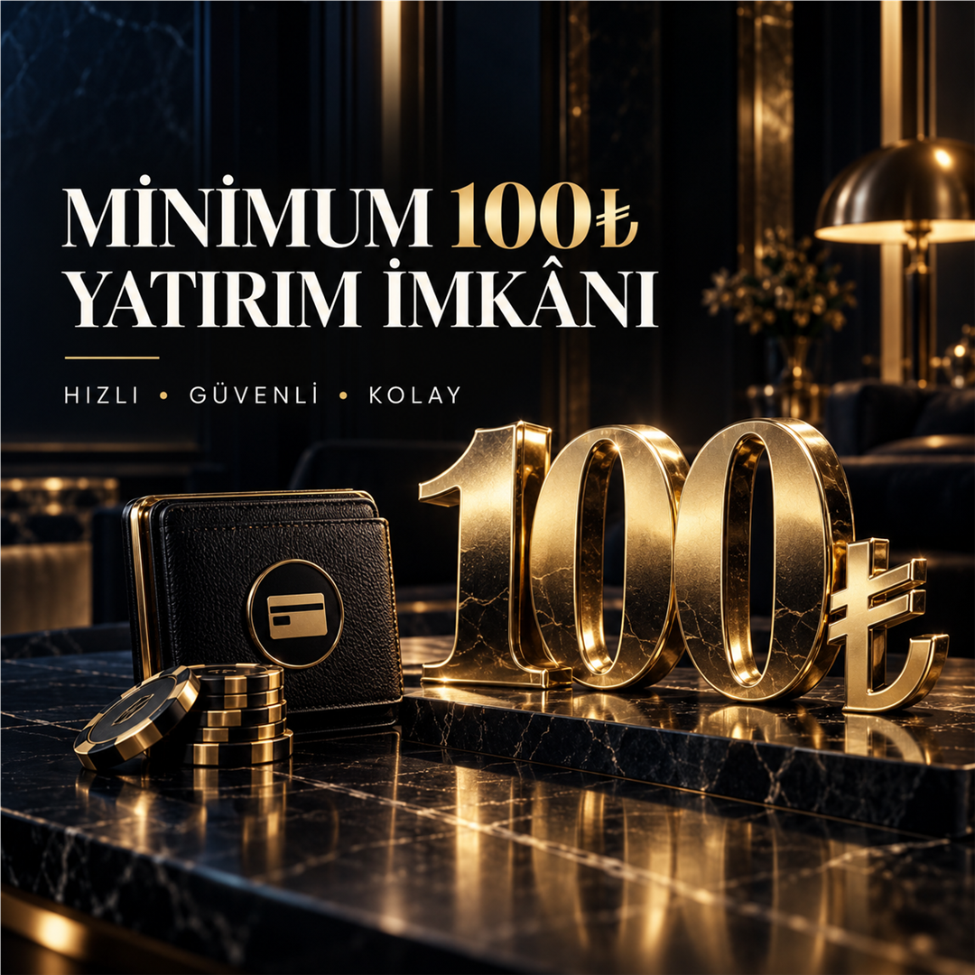 Minimum 100 TL yatırım imkânı